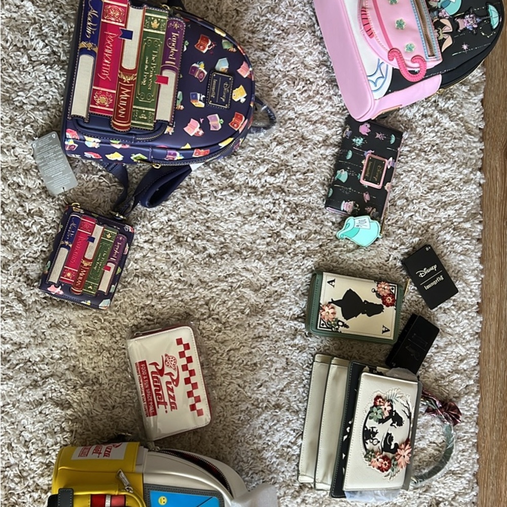 Loungefly Disney Collection sets with wallets!!!
